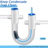 2 PCS Condensate Flexible Drain Brush, 15.7 in Nylon and