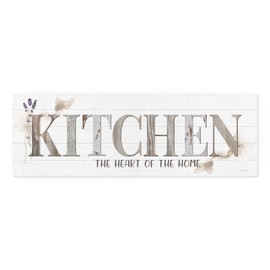 Kitchen The Heart Of The Home Rustic Wood Wall Sign 6x18