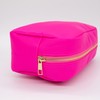 Phlox Collective Nylon Travel Pouch Makeup Bag (Hot Pink, Large)