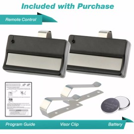 ECS Sale 2 for 971LM 973LM LiftMaster Garage Door Opener Remote Transmitter 390mhz