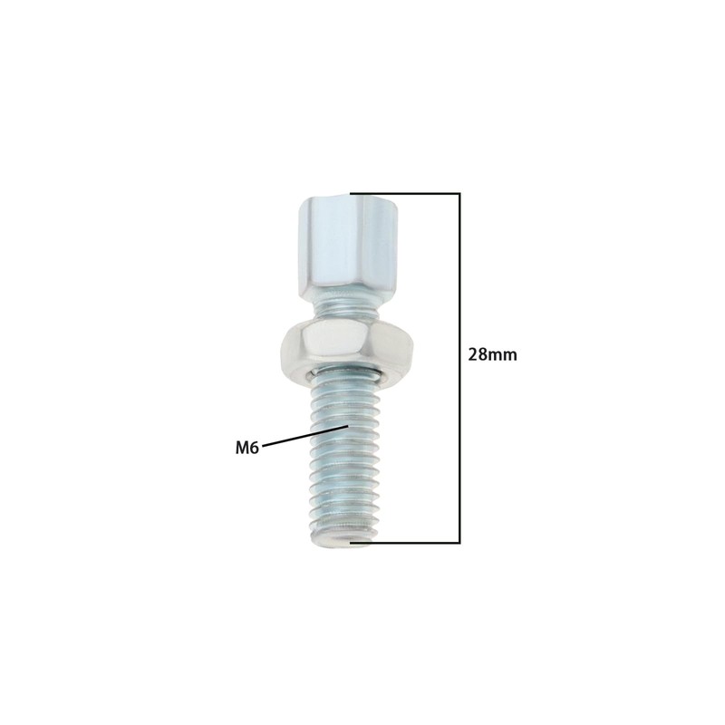 OTOTEC 10PCS M6 x 20mm Throttle Cable Adjusting Bolt Brake