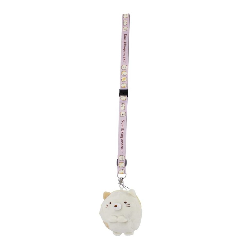 Sumikko Gurashi SG 1484 YEL Cat Plush Coin Case with