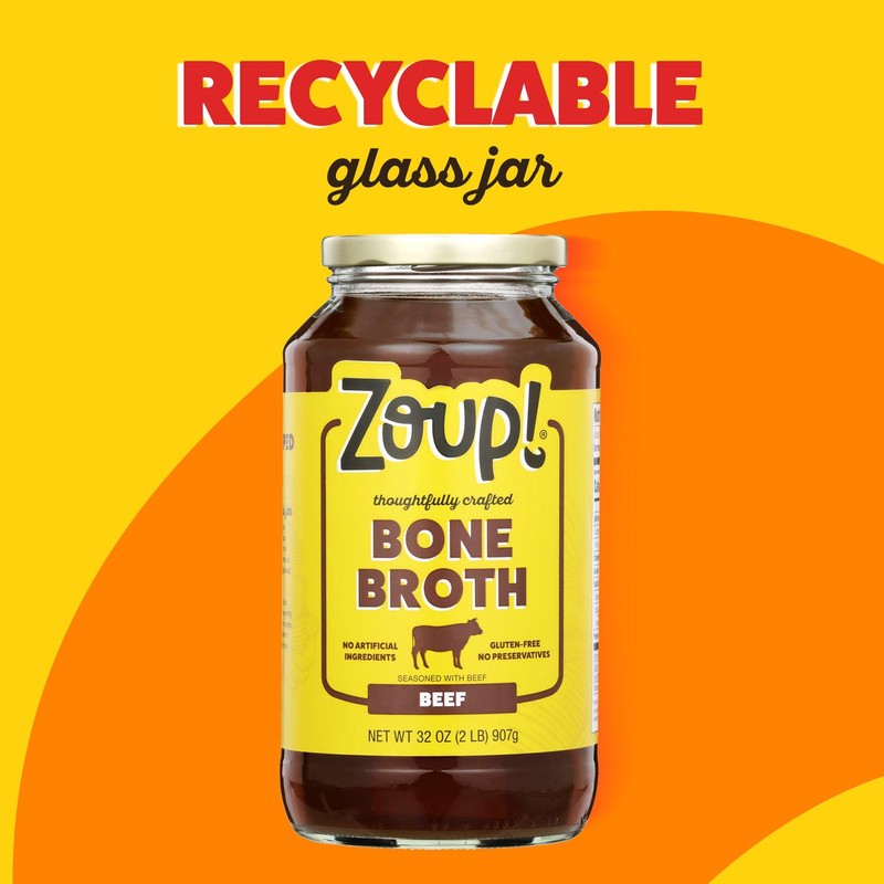 Spicy Chicken Bone Broth by Zoup! Keto-Friendly, Gluten Free, Non-GMO