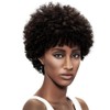 Pelucas afro rizadas cortas de 5 pulgadas con cabello 100%