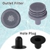 Lyreh 11070/11072 Pool Jet Connector Compatible with Intex 25022E, Pool