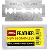 Feather - 50 Double Strand Razor Blades