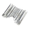 10Pcs Screw Tap Extractor Set Quenched Alloy Steel Broken Screw