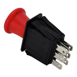 Zarxparts 8 Terminals Clutch PTO Switch Compatible with Dixie Chopper 4174684 500016 430-528 Bobcat Jacobsen 2721505 MTD 725-07534 Rotary 110-9657A Hustler Lawn Mowers Classic Magnum RZT