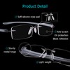 LUR READING GLASSES 7 pack Small Lens Rimless Readers (Yellow