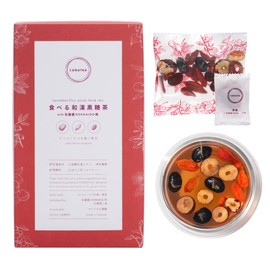 Labatee ラバティー 食べる和漢黒糖茶 乳酸菌入 漢方茶 薬膳茶 健康茶 黒豆茶 フルーツティー はとむぎ茶 薬膳 ナツメ クコの実 黒豆 無添加 ホットアイス可 ギフト プレゼント 乳酸菌 HOKKAIDO株 10食 北海道「北のブランド2025」認証