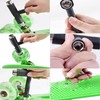 esahpss Black Muti-Function Portable Skateboard Tools，Skateboard Tool is 14,13,9.7mm with