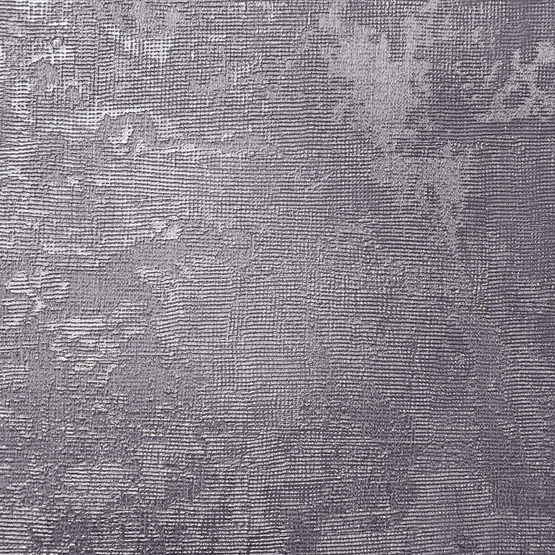 Textured Plain Dark Gray Silver Metallic Wallpaper Faux Fabric Rusted