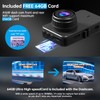 Dash Cam Front and Rear, Dashcam WiFi/APP Control Car Camera
