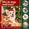 Newget Christmas Dog Toys, Dog Squeaky Plush Chew Toys with