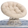 Bme Papasan Chair, Sephia Sand-White Base