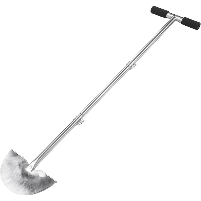 Bordeadora de Césped Manual de Acero Inoxidable con Dientes de