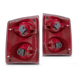 KarParts360 For Dodge Dakota Tail Light Assembly 2005 06 07 08 09 2010 Pair Driver and Passenger Side w/Bulbs DOT Certified Replacement For CH2818104, CH2819104 | 55077605AD, 55077604AD, 55077605AC