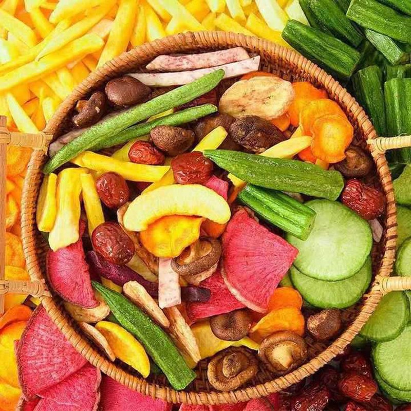 XCVFDVOR Freeze dried fruit and vegetable crisps | Dried vegetable