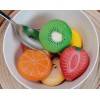 Yellow Door Durable Stone Fruit Set for Kids Role Play