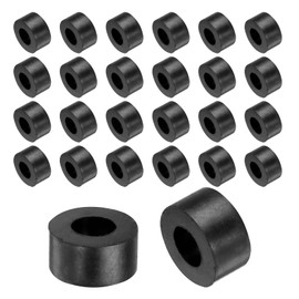 uxcell 36pcs Rubber Spacers 20mm OD, 10mm ID, 10mm Height Round Anti Vibration Spacer Rubber Bushing Grommets Thick Rubber Washers for Home Car Accessories