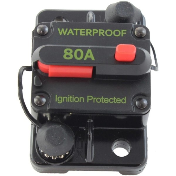 Gladiator New Premium Quality 80 Amp Waterproof Thermal Circuit Breaker