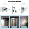 TOPAUBUB 100 W LED Floodlight Outdoor 10000 LM 1 Piece