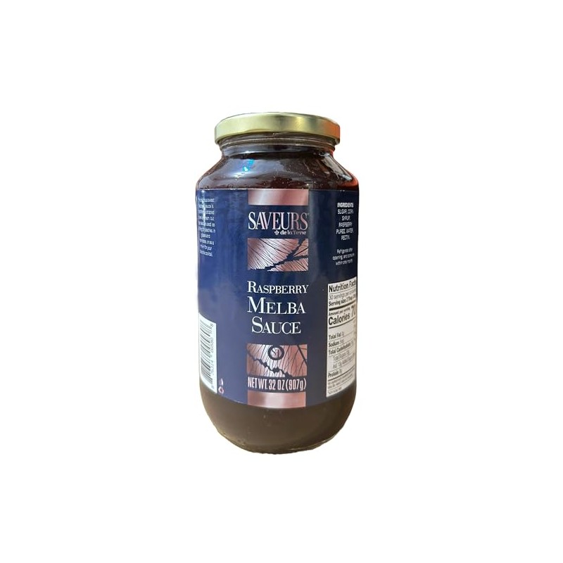Saveurs Raspberry Melba Sauce 32 oz.