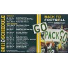 Green Bay Packers 2011 Schedule Magnet - Lambeau Field