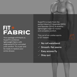 Pair of Thieves Super Fit Underwear for Men, 3 Pack Trunk, DIY Confetti, Medium