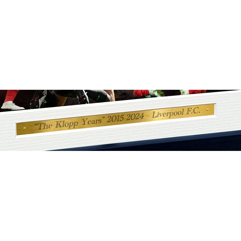 A4 Signed Liverpool THE KLOPP YEARS Mo Salah Mane Diaz