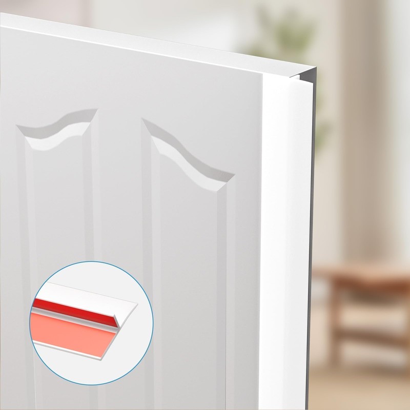 Elvone T-Shaped Door Draft Stopper, 1.97 in x 40 Ft