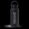 WelleCo Stainless Steel Hydrator Bottle 1L