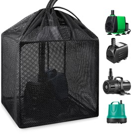 OUMEE Pump Barrier Box, Pond Filter Bag Large Pump Mesh Bags for Outdoor Water Ponds Filters (10.2 in)