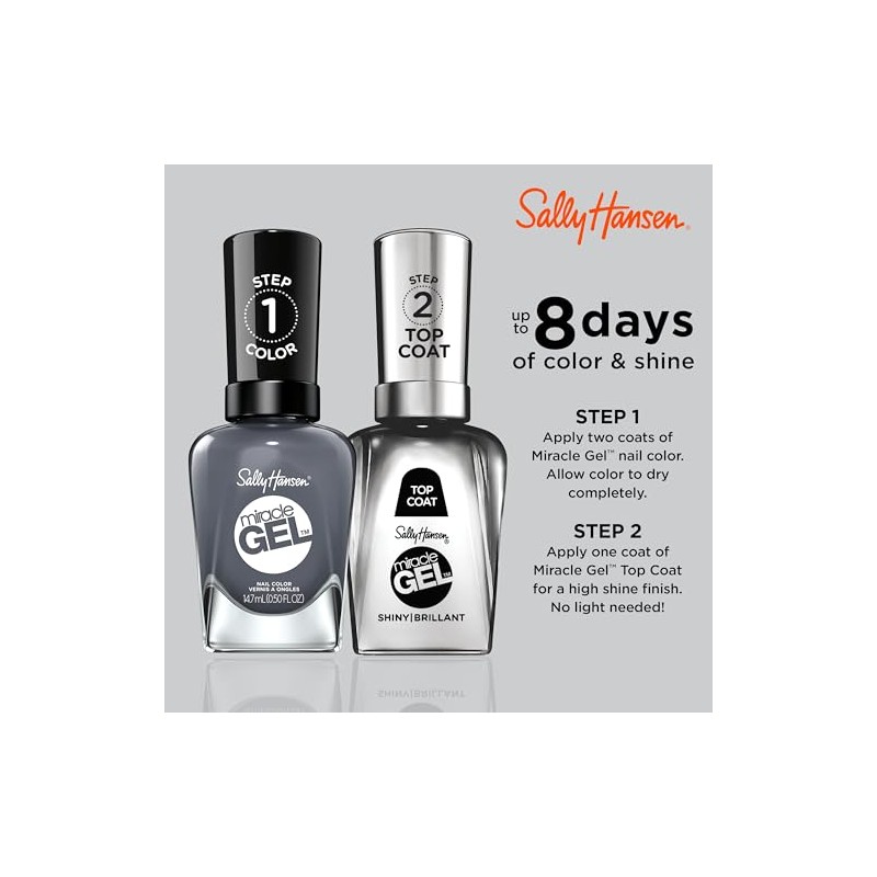 Sally Hansen Miracle Gel Slate-r Girl, .5 Oz, Pack Of