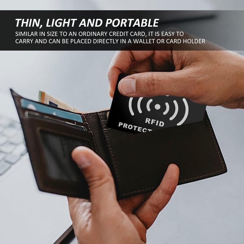 SLEEKEE 6 Pcs NFC Block Cards, RFID Protection Cards, Blocking