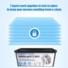 Diaper Pail Refills Bags with 30 Bags, Compatible with Genie