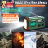 Emergency Radio - 20000mah Weather Radio with NOAA/AM/FM, Solar Hand