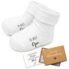 Amari Baby Socks Gift Set - "Du wirst Opa" -