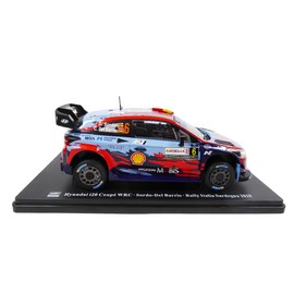 OPO 10 - Miniature Car in 1/24 Scale Compatible with Hyundai i20 Coupe WRC - SORDO - Rally Italia Sardegna 2019 - RVQ01