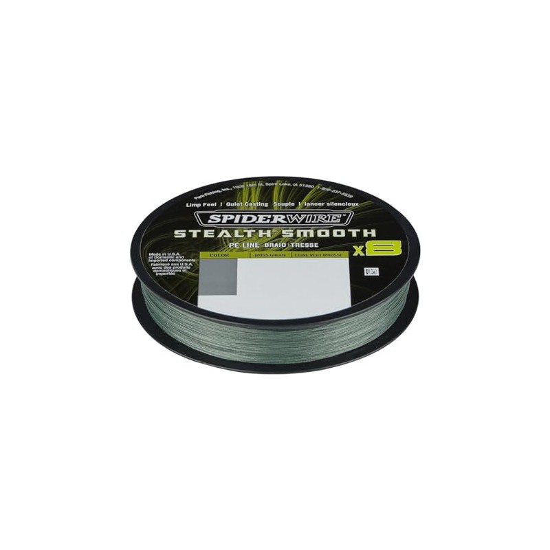 Spiderwire Stealth Smooth8 X8 PE Braid Fishing Line, 150 m,