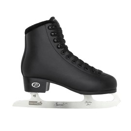 Riedell Horizon Adult Ice Skates - Recreational Figure Ice Skates with Stainless Steel Blade | Black | Size 13