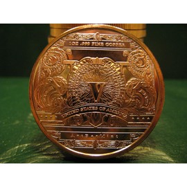 Currency Set SILVER CERTIFICATES coins ,Mint condition beautiful rare, 4 x 1 oz 39 mm fine .999 Copper art Bullion $5 indian chief $500 Mckinley $10 bison $100 Franklin, coin collector