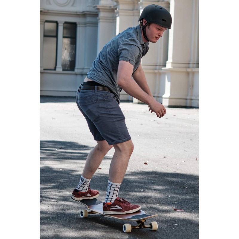 Tontron Skate Helmet (Matte Black, Medium)