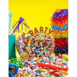 Fruities 10 Flavors - 4 LB Bulk Candy - Assorted Flavor - Gluten Free - Ultimate Variety - Taffies - Individually Wrapped Candy - Queen Jax