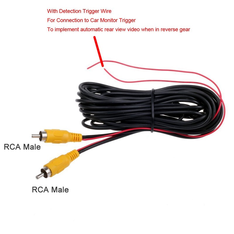 Car RCA CAR Reverse REVERSING Rear View Parking Camera Video