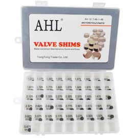AHL 7.48 mm, 46 pieces, 1.225-3.475 mm valve shim valves for Kawasaki KX250F 2004-2019