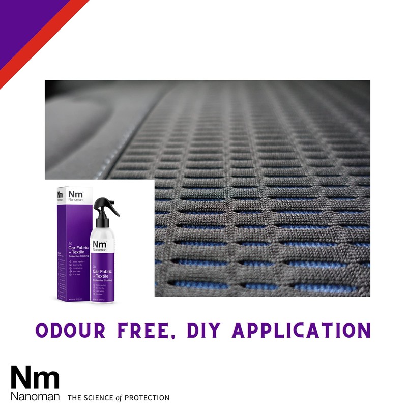 NANOMAN Nano-technology Car Fabric & Upholstery Care - Hydrophobic Waterproof
