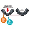 UNIX Baseball Referee Mask Protector Pad Easy Chin Pad BX83-64