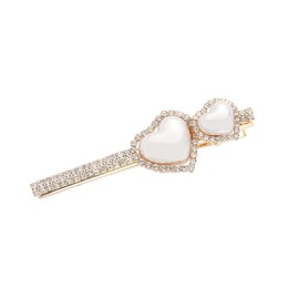 1 Piece Pearl Hair Pins Metal Hair Accessories for Women and Girls Suitable for Weddings, Valentine's Day and Special Occasions,White