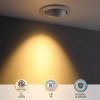 TorchStar 4-Pack Adjustable Ceiling Spot Light, 4" 5CCT LED Gimbal